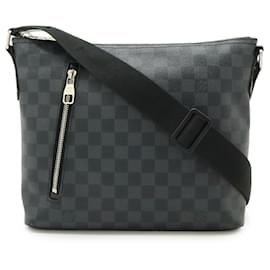 Louis Vuitton-Sac à épaule Mick PM Damier Graphite Louis Vuitton-Noir