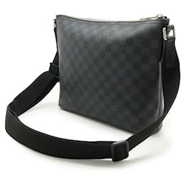 Louis Vuitton-Sac à épaule Mick PM Damier Graphite Louis Vuitton-Noir