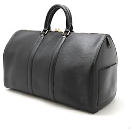 Louis Vuitton-Sac Boston Keepall Epi Louis Vuitton-Noir