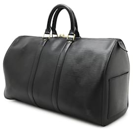 Louis Vuitton-Louis Vuitton Keepall Epi Boston Bag-Black