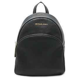 Michael Kors Abbey Leather Backpack Black