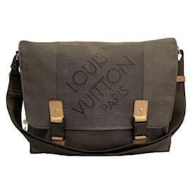 Louis Vuitton-Sac messager Loup Damier Géant Louis Vuitton-Gris