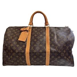 Louis Vuitton-Sac Boston Monogram Keepall Louis Vuitton-Marron