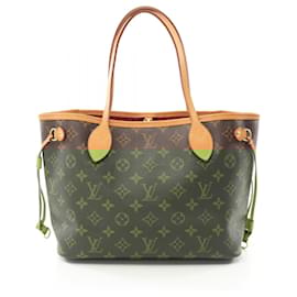 Louis Vuitton-Louis Vuitton Neverfull Monogram Tote Bag-Brown