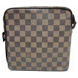 Louis Vuitton-Sac à épaule Olav Damier Louis Vuitton-Marron