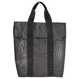 Bolso tote de lona Herbag de Hermès Azul