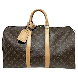 Louis Vuitton-Sac Boston Monogram Keepall de Louis Vuitton-Marron