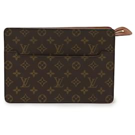 Louis Vuitton-Pochette Homme Monogram Louis Vuitton-Marron