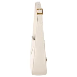 Saint Laurent-Saint Laurent Le 5 à 7 Shoulder Bag in White Calf Leather -Other