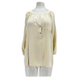 Blusa in seta Tibi Khaki Cachi