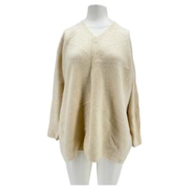 Autre Marque-Pull en mélange de cachemire et soie-White
