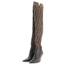 Fendi Stiefel mit Absatz Schwarz