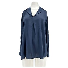 Aspesi Blusa in seta marina Blu navy