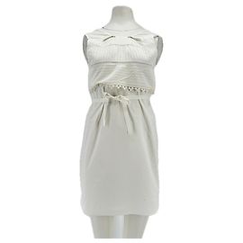 Autre Marque Robe courte blanche sans manches HACHE Blanc