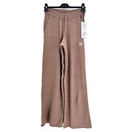 Yves Salomon Weite rosa Hose Pink