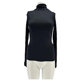 Autre Marque-Pull col roulé noir-Black
