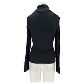 Autre Marque-Pull col roulé noir-Black