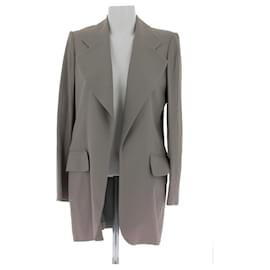 Christian Dior-Taupe wool jacket-Grey