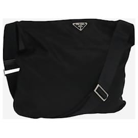 Prada-Prada Black PRADA Shoulder Bag Nylon Black Auth ep7304 - size-Other