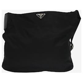 Prada-Prada Black PRADA Shoulder Bag Nylon Black Auth ep7304 - size-Other