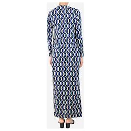 Autre Marque-Blue printed kaftan - size UK 10-Blue