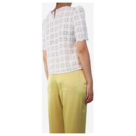 SéZane-Sezane White lace top - size UK 10-White