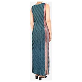 Missoni-Multicolour lurex maxi dress - size UK 8-Multiple colors