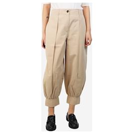 JW Anderson-Beige tapered balloon pants - size UK 10-Other