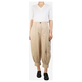 JW Anderson-Beige tapered balloon pants - size UK 10-Other