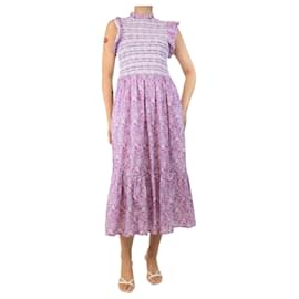 Autre Marque-Purple and white Freda floral maxi dress - size S-Purple