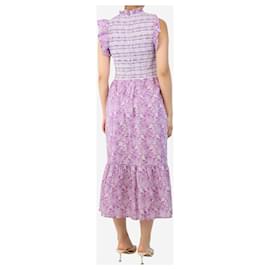 Autre Marque-Purple and white Freda floral maxi dress - size S-Purple
