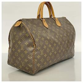 Louis Vuitton-Louis Vuitton Monogram Speedy 40 Handbag-Brown
