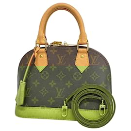 Louis Vuitton-Louis Vuitton Monogram Alma BB Handbag-Brown