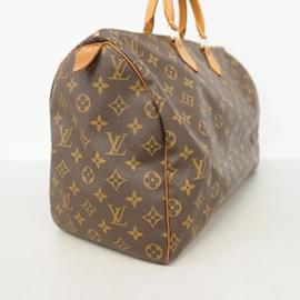 Louis Vuitton-Louis Vuitton Monogram Speedy 40 Handbag-Brown