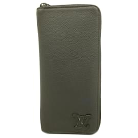 Louis Vuitton-Portefeuille Long Louis Vuitton LV Aerogram Zippy Vertical M81743 Noir-Noir