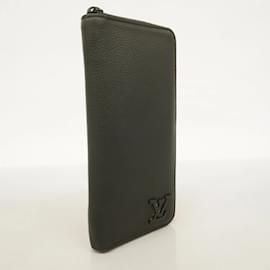 Louis Vuitton-Portefeuille Long Louis Vuitton LV Aerogram Zippy Vertical M81743 Noir-Noir