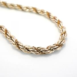 Tiffany & Co-Tiffany Necklace Twist in 18K Yellow Gold and Silver 925-Other