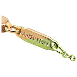 Tiffany & Co-Tiffany Gold 18K Yellow Gold Atlas X Open Pendant Necklace-Golden