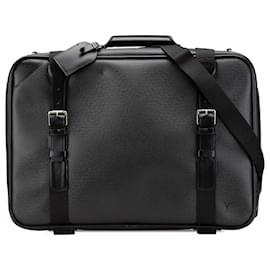 Louis Vuitton-Louis Vuitton Black Taiga Satellite 53 Luggage-Black