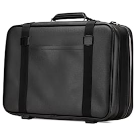 Louis Vuitton-Louis Vuitton Black Taiga Satellite 53 Luggage-Black