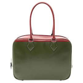 Hermès-Hermès Boîte Rouge Veau Plume 28-Rouge,Bordeaux