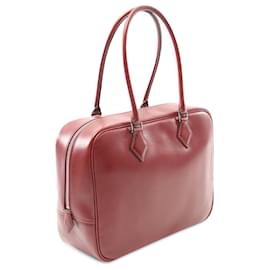 Hermès-Hermès Boîte Rouge Veau Plume 28-Rouge,Bordeaux