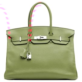 Hermès-Hermès Pink Togo Birkin Retourne 35-Rose
