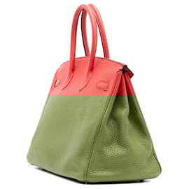 Hermès-Hermès Pink Togo Birkin Retourne 35-Rose
