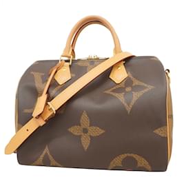 Louis Vuitton-Louis Vuitton Monogram Giant Speedy Bandouliere 30 Handbag-Brown