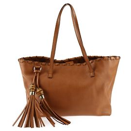 Gucci Bamboo Tote Bag Brown