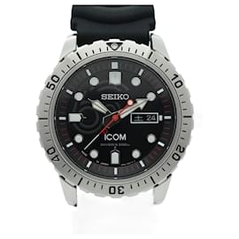 Seiko-Seiko ICOM x SEIKO 4R36-18A0 Black Dial Watch-Other