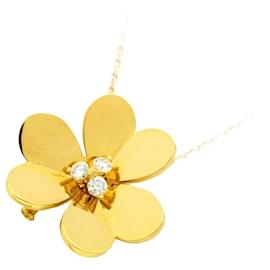 Van Cleef & Arpels-Van Cleef & Arpels 18K Yellow Gold Diamond Necklace-Other