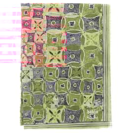 Autre Marque-Foulard en laine et soie-Multiple colors