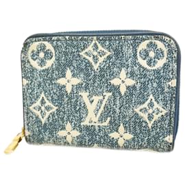 Louis Vuitton-Louis Vuitton Monogram Jacquard Denim Zipper Purse-Other